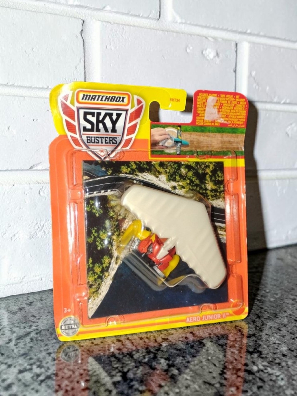 Matchbox Sky Busters Aero Junior II - White & Yellow